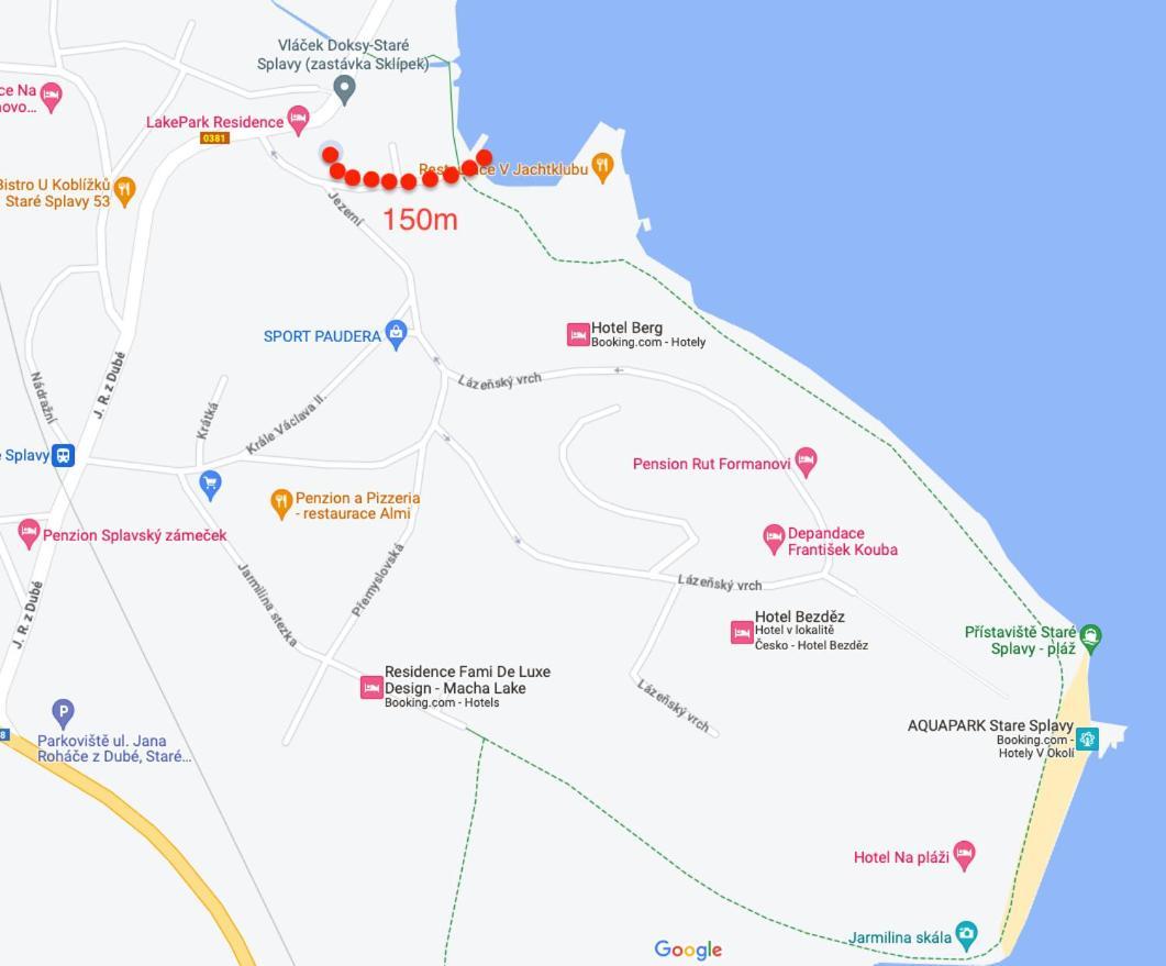 Jezerni Apartman S Terasou A Saunou V Lakepark Residence Doksy  Bagian luar foto